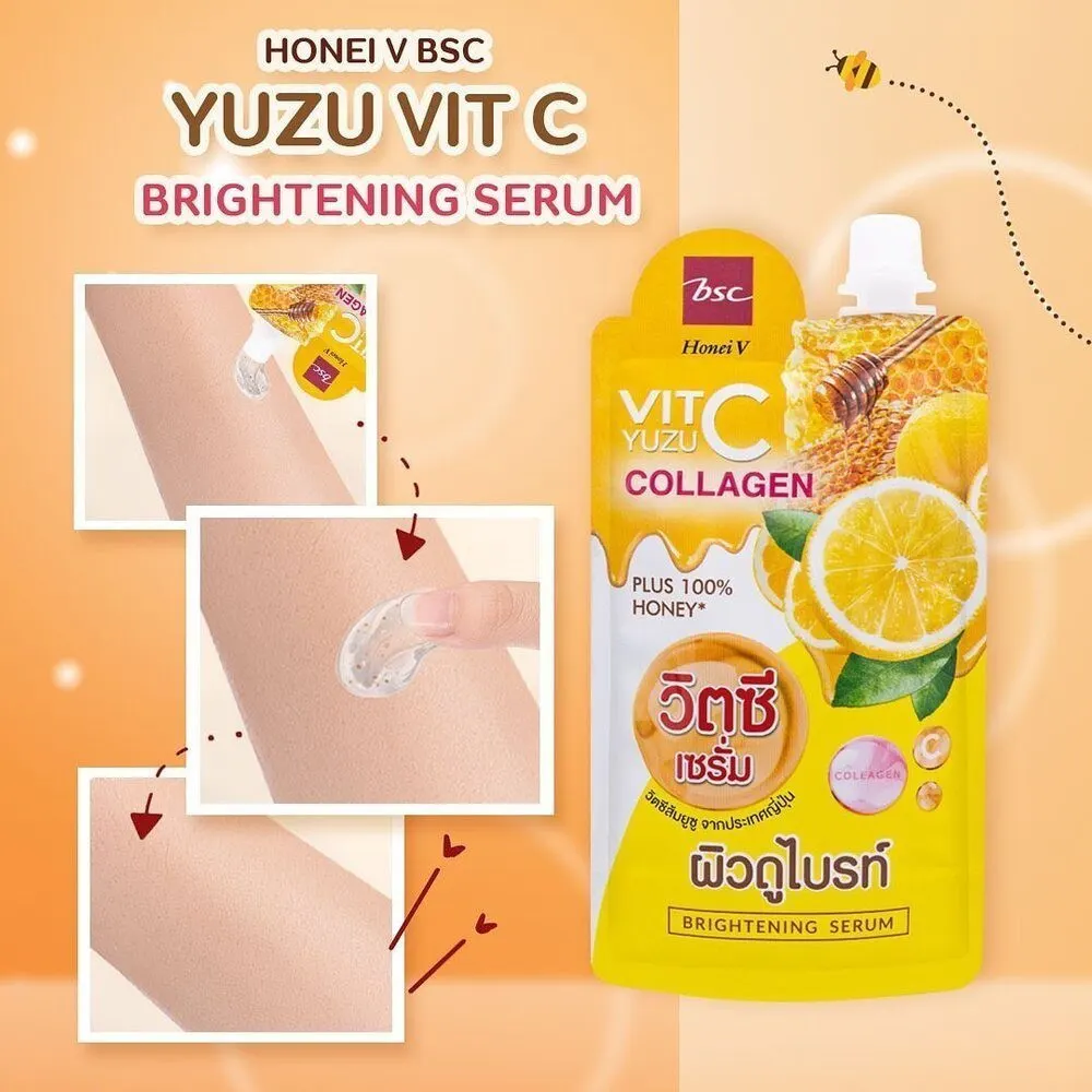 BSC HONEI V YUZU VIT C BRIGHTENING SERUM เซรั่มส้มยูสุ