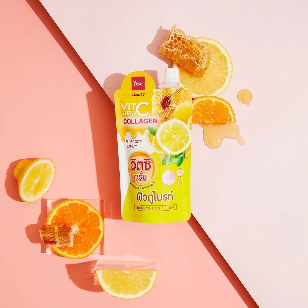 BSC HONEI V YUZU VIT C BRIGHTENING SERUM เซรั่มส้มยูสุ
